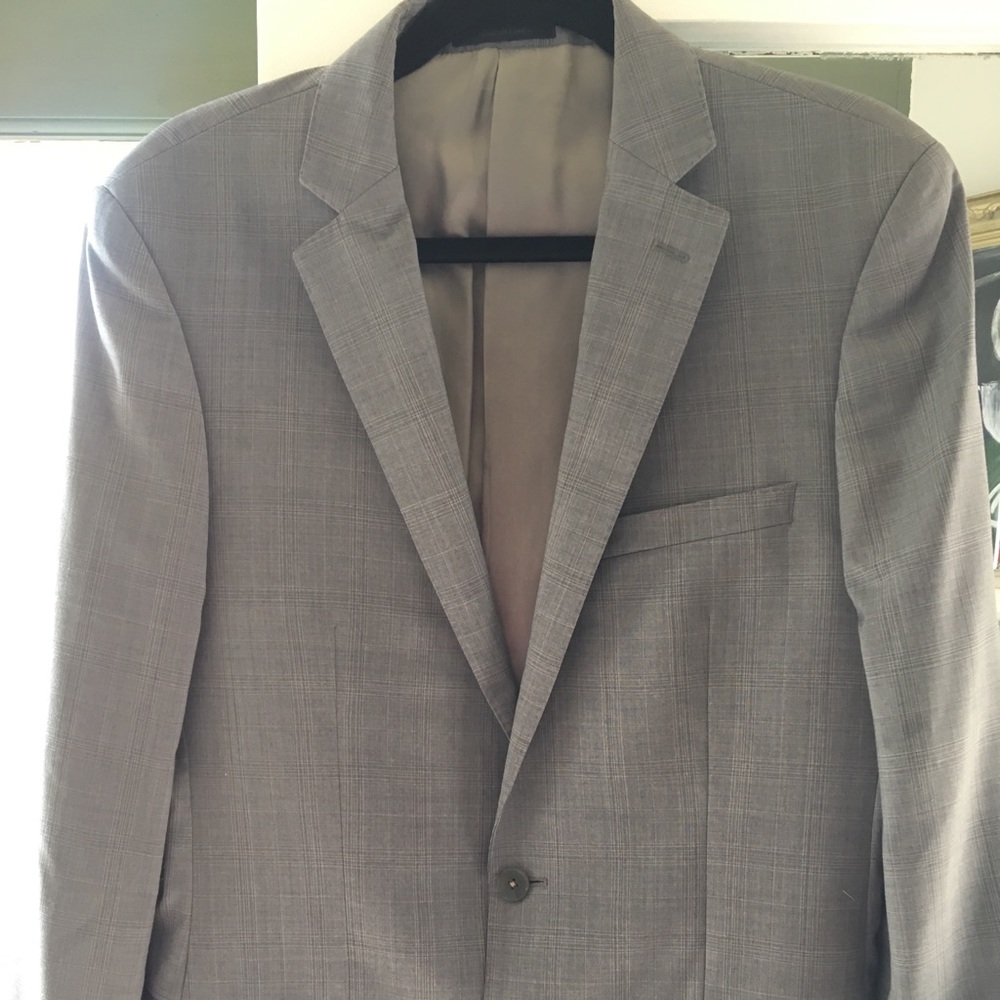 Men’s Grey Calvin Klein Suit - 40L